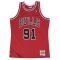 SWINGMAN JERSEY CHICAGO BULLS ROAD 1997-98 DENNIS RODMAN 'RED'