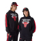 NEW ERA CHICAGO BULLS NBA COLOUR BLOCK PULLOVER HOODIE 'BLACK'