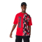 NEW ERA CHICAGO BULLS NBA CUT AND SEW RED OVERSIZED T-SHIRT 'RED'