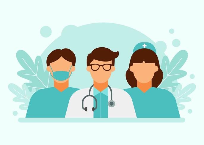 Healthcare Characters vector