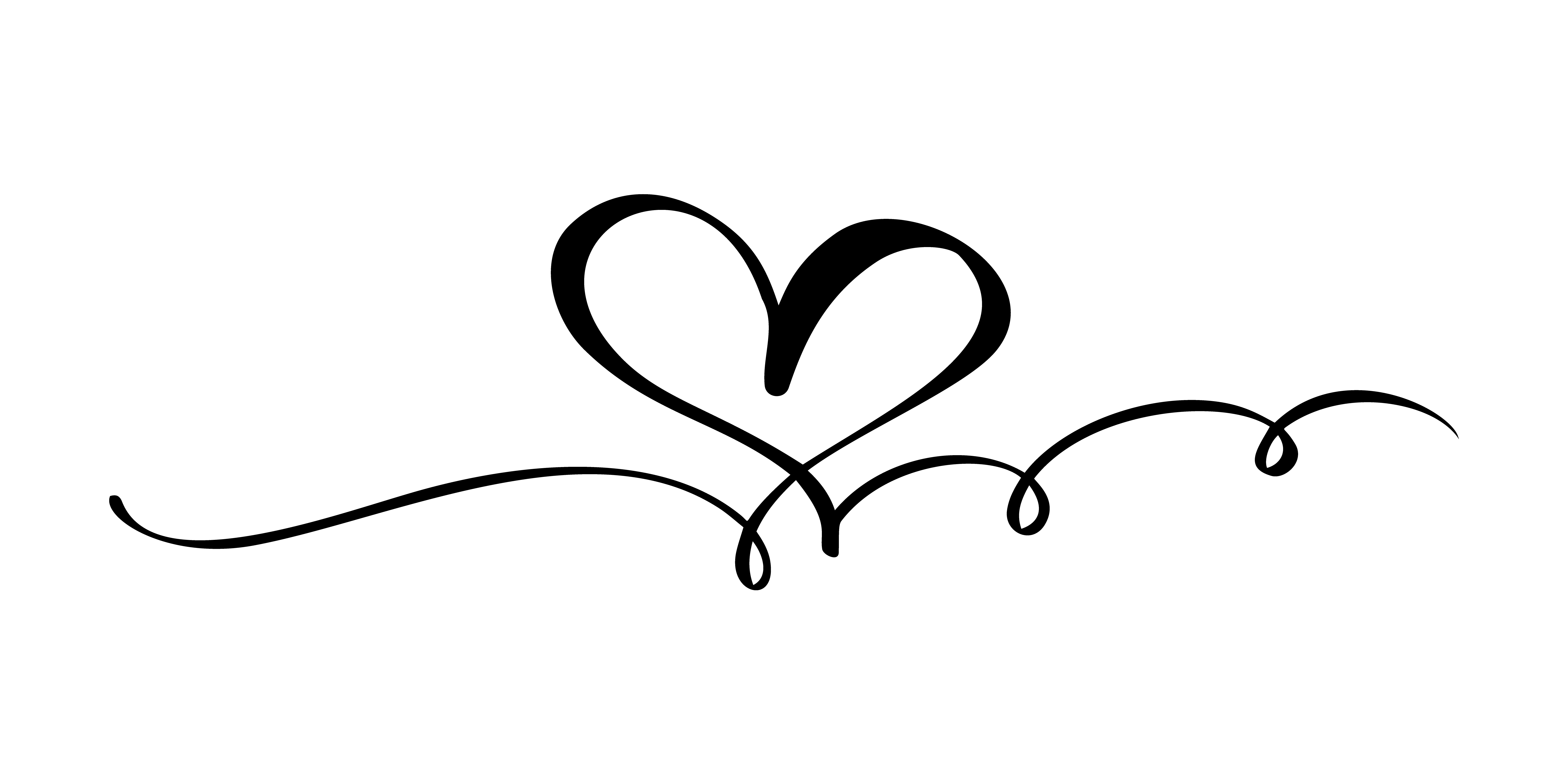 Heart Svg Wedding Svg Couples Svg Love Heart Flourish - vrogue.co