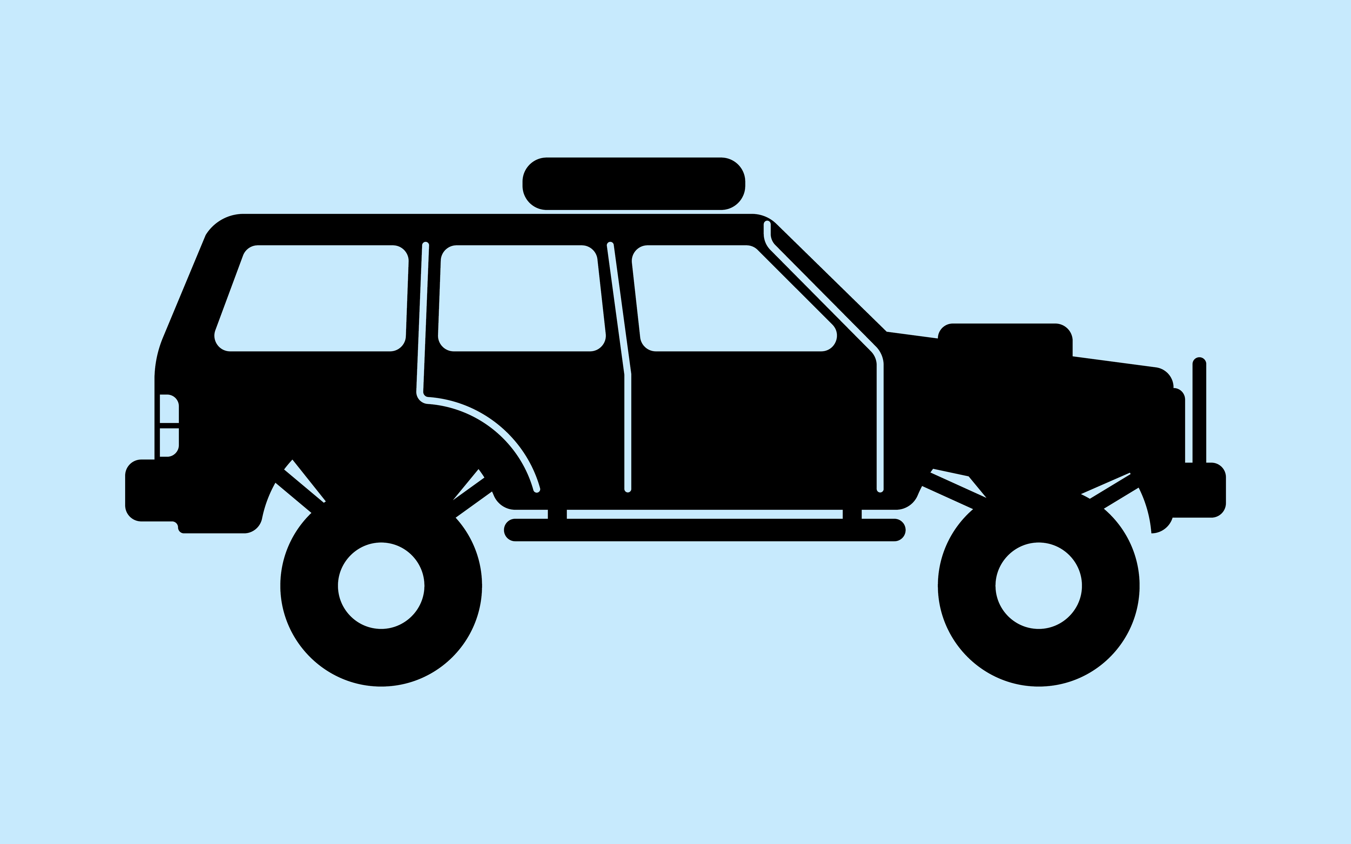 Printable Car Silhouette