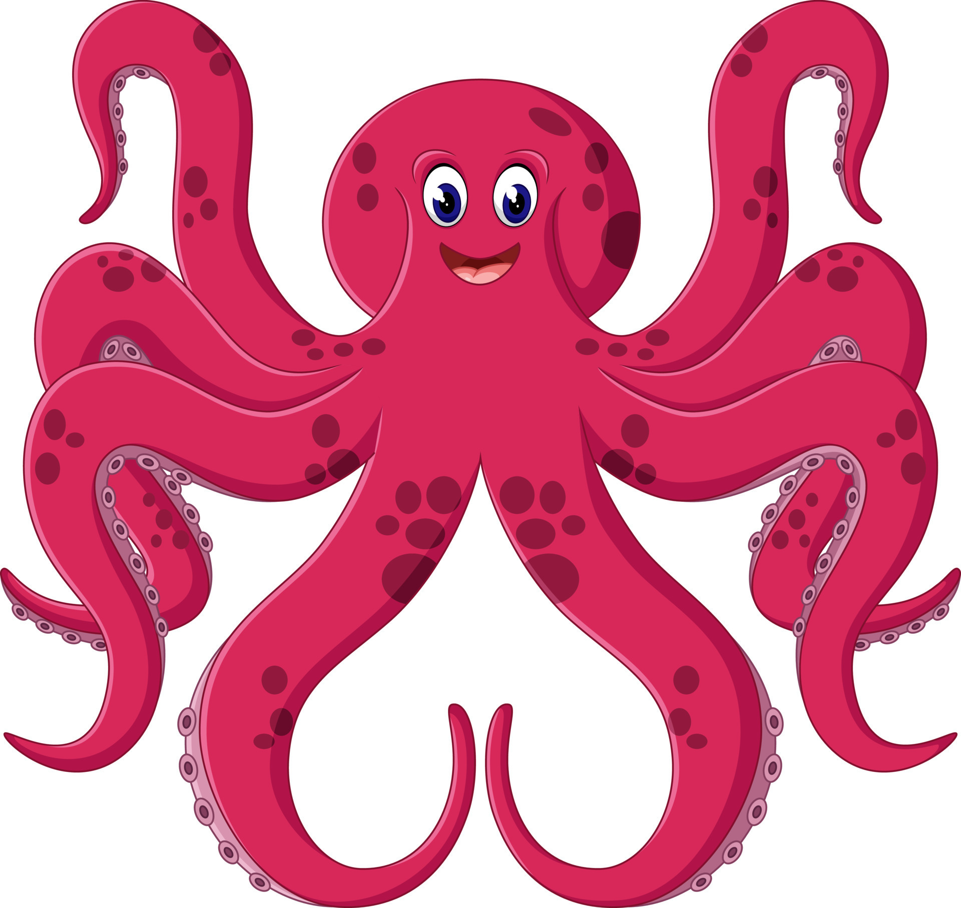 ilustración de dibujos animados lindo pulpo 7916629 Vector en Vecteezy