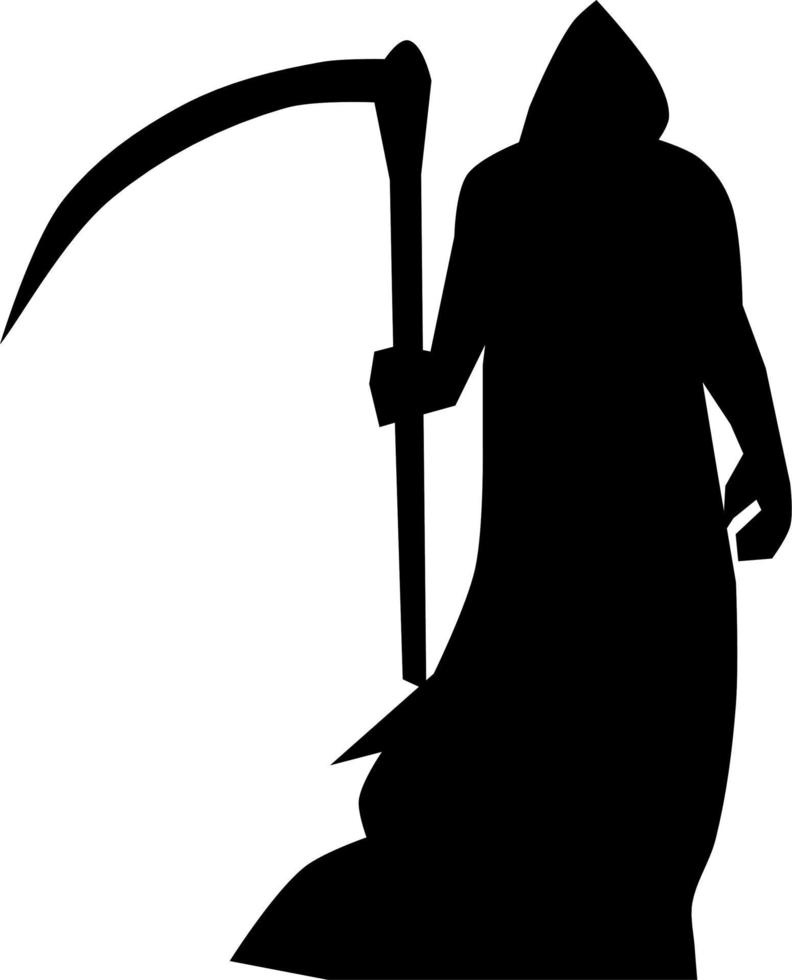 Grim reaper shadow vector illustration. Free vector. 21044644 Vector ...