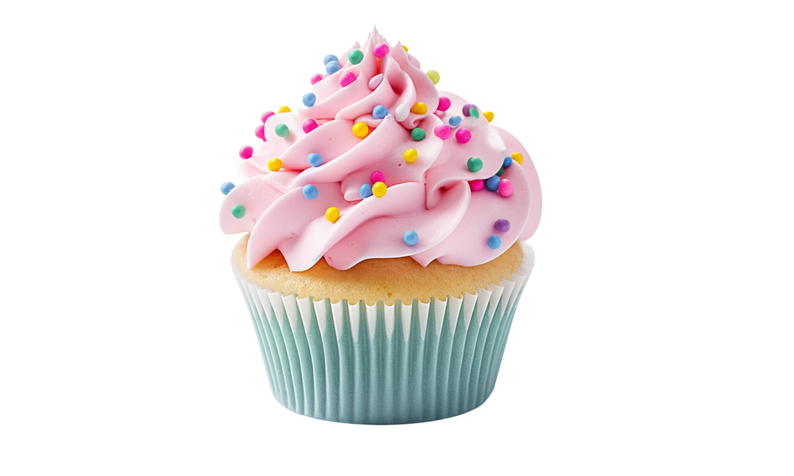 AI Generated Cupcake bread topped with delicious cream. 31112520 PNG