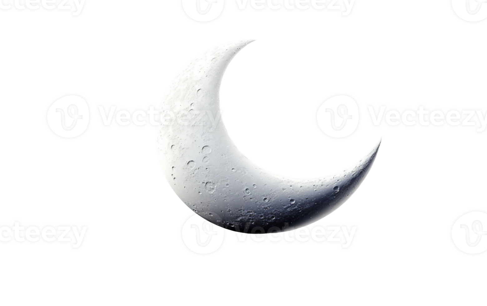 AI generated Half Moon on Transparent Background, PNG format 36626996 PNG