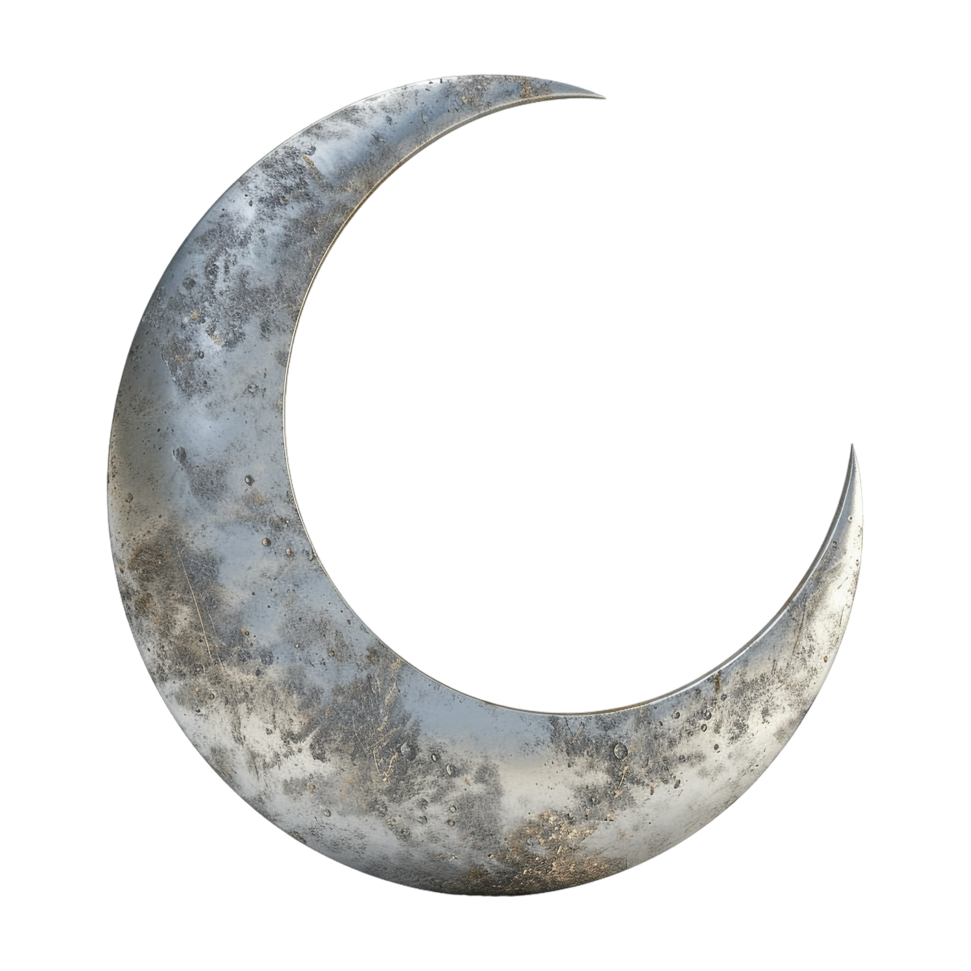 AI generated 3D Rendering of a Ramadan Moon on Transparent Background ...