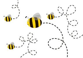 Free Cute Bee Vector