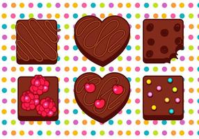 Brownie Vector Set