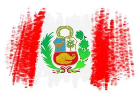 Peru Flag Vector Background