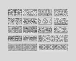 Ornamental Borders vector