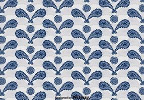 Blue Cashmere Ornament Pattern vector