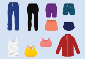 Tracksuit and Sweatpants Vectors