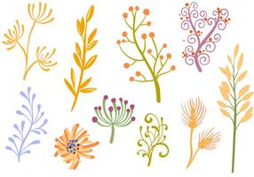 Free Floral Ornaments Vectors