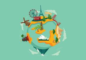 World Travel Free Vector