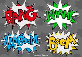 Vector Comic Speech Bubbles Icons