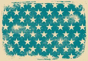 Blue Stars Patriotic Grunge Background vector