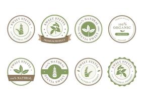 Stevia Label Vector