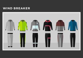 Windbreaker Model Free Vector