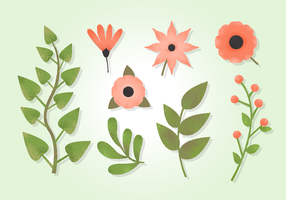 Free Grainy Natural Elements vector