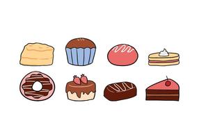 Cookies and Cake Icon Pack vector