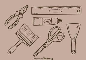 Sketch Bricolage Kit Vector