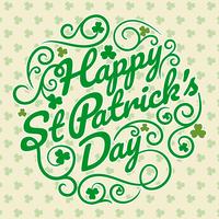 Happy St Patrick Day Background vector