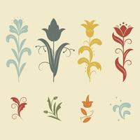 Floral Art Nouveau Vector