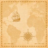 World Ancient Map Vector