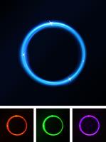 Abstract Shiny Laser Light Circles vector