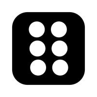 Dice Six Vector Icon