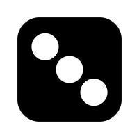 Dice Three Vector Icon