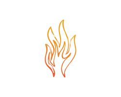 Fire flame vector illustration design