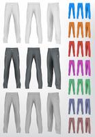 Sport sweatpants set. Isolated background vector