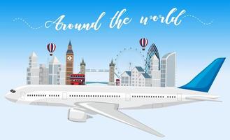 Travel around the world vector