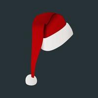 Santa Claus hat vector