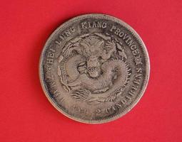 Old chinese coin photo