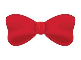 nice red bow vector