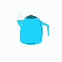 Kettle for boiling water, kitchen, home vector