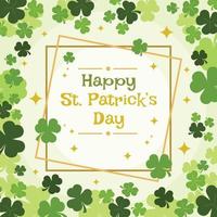 Shamrock Clover Background vector