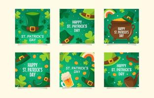 Happy St. Patrick's Day Celebration Social Media Post vector