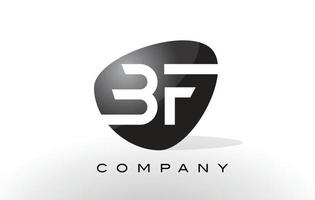 BF Logo.  Letter Design Vector. vector