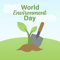 World environment day vector