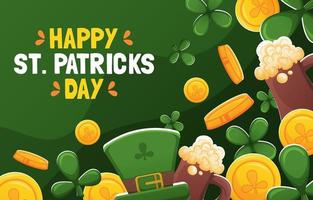 Happy ST. Patricks Day Background vector