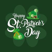 Happy saint patricks day vector design