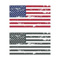 New grunge style united states of america flat design vector