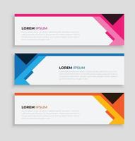 Modern, geometric design banner web template elements.Vector abstract, promotional banner background, creative web banner. vector