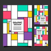 download cover bauhaus style design collection vector