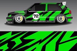 Race car livery design vector