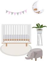 Nursery home decor vector